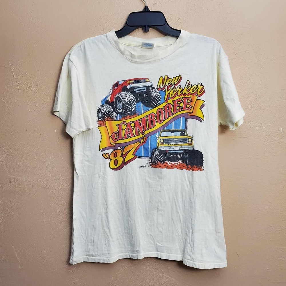 1987 New Yorker Jamboree Monster Truck cotton t-shirt